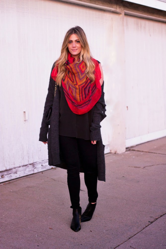 Pulled Together With A Scarf | Devon Rachel